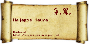 Hajagos Maura névjegykártya